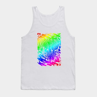 Rainbow Zebras Tank Top